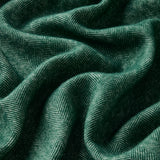 Herringbone Throw in Forest