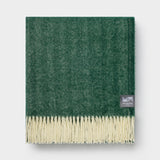 Herringbone Throw in Forest
