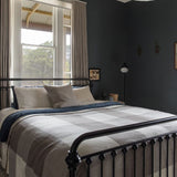 Smith's Lane Blanket in Atmosphere Check | King/Queen