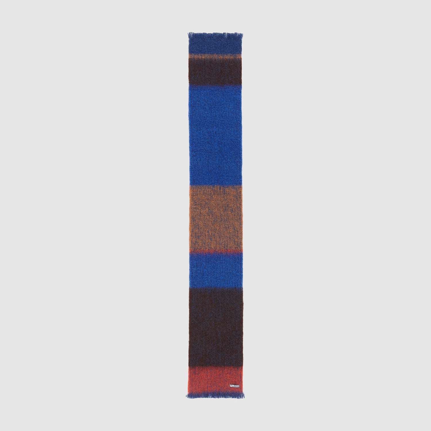 Full view of cobalt Quartz scarf.