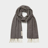 Broken Herringbone Scarf in Chocolate