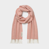 Broken Herringbone Scarf in Clay Rose