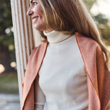 Broken Herringbone Scarf in Ginger