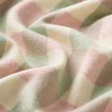 Check Baby Blanket in Garden