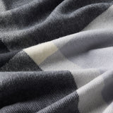 Double Crossed Throw in Grey