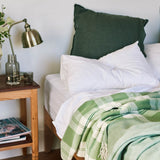 Classic Plaid Blanket in Moss | King/Queen