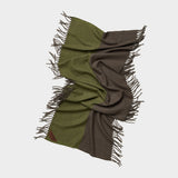 The Field Wrap by Genevieve Smart in Magnetic Green