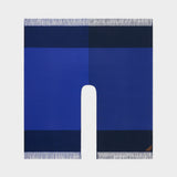 The Frame Cape by Genevieve Smart in Gravity Blue
