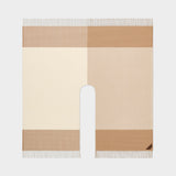 The Frame Cape by Genevieve Smart in Mineral Sand