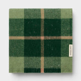 Freycinet Plaid Travel Rug in Acacia Green
