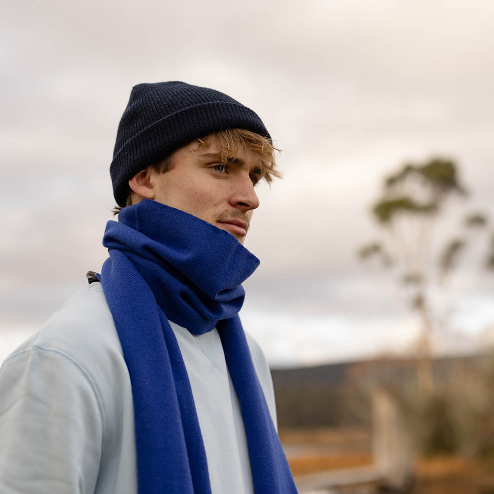 Classic Scarf in Blue