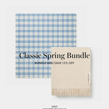 Classic Spring Throw & Blanket Bundle