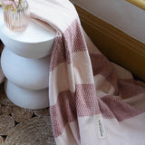 Crosshatch Throw in Shell
