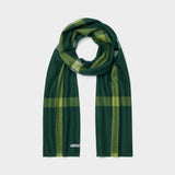 Mono Plaid Scarf in Forest
