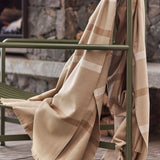 Summer Plaid Throw in Sandpiper Beach