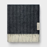 Herringbone Throw in Black