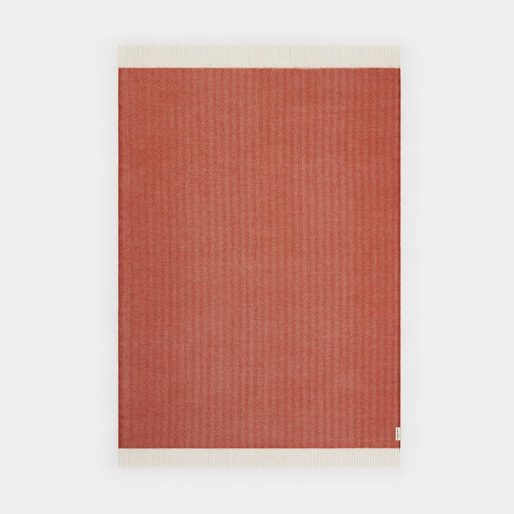 Herringbone Throw in Chutney