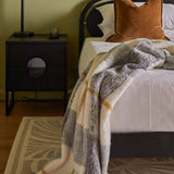 Weave Throw in Charcoal