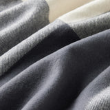 Smith's Lane Blanket in Charcoal Check | King/Queen