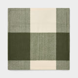 Smith's Lane European Cushion Cover in Olive Check