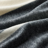 Supporter Throw in Black & Natural