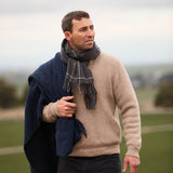 Sheffield Scarf in Charcoal Grey