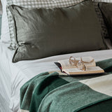 Smiths's Lane Blanket in Forest Check