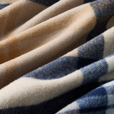 Tasman Tartan Camp Blanket in Straits Blue