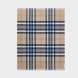 Tasman Tartan Camp Blanket in Straits Blue