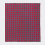 Full view of rose check weave.
