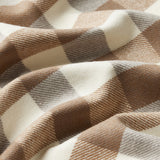 Check Baby Blanket in Dune