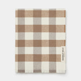 Check Baby Blanket in Dune