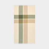 Double Crossed Oversized Throw in Olive