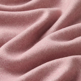 Herringbone Throw in Dusty Pink