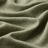 Herringbone Throw in Olive