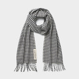 Houndstooth Scarf in Charcoal