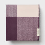 Smith's Lane Blanket in Plum Check | King/Queen