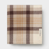 Tasman Tartan Blanket in Maria Tan - King/Queen
