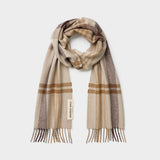Tasman Tartan Scarf in Maria Tan