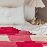 Smith's Lane Blanket in Watermelon Check