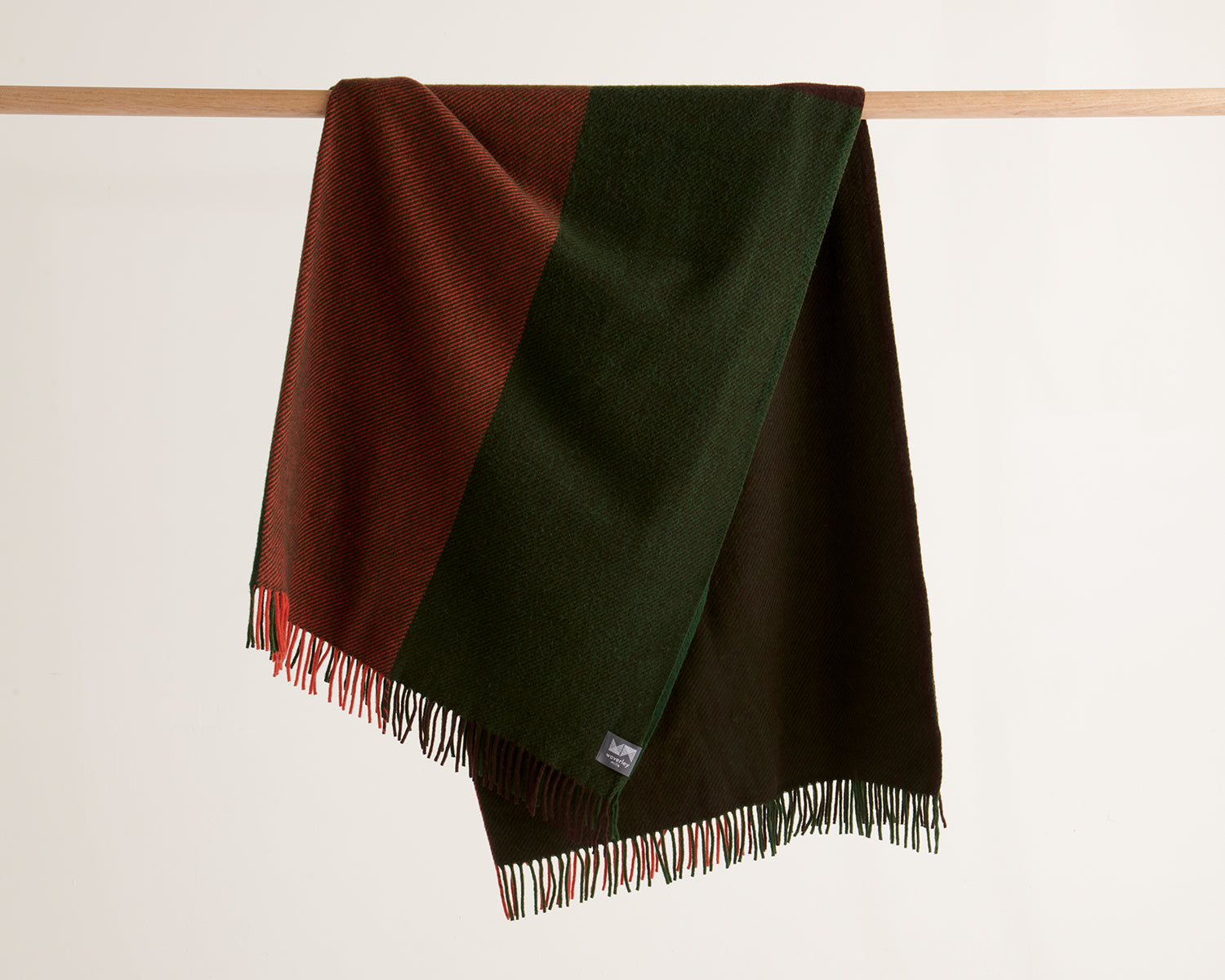 Gem throw in forest draped.