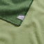 Close up of geo blanket in forest.
