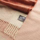 Close up of graze picnic rug in pink.