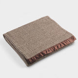 Folded Frederick waffle blanket.